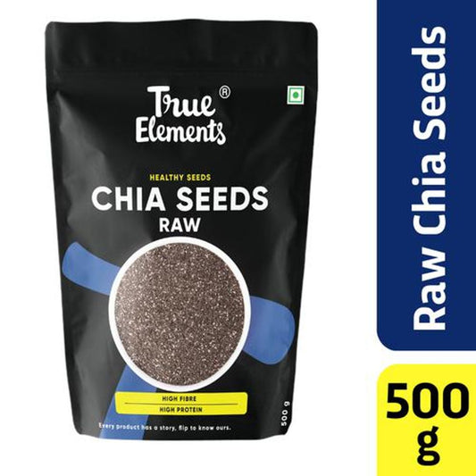 Raw Chia Seeds - May Help In Weight Loss, Rich In Omega 3, Zinc & Fibre