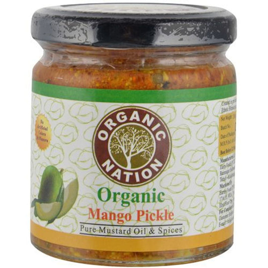 Pickle - Organic Mango, Pure Mustard Oil & Spices