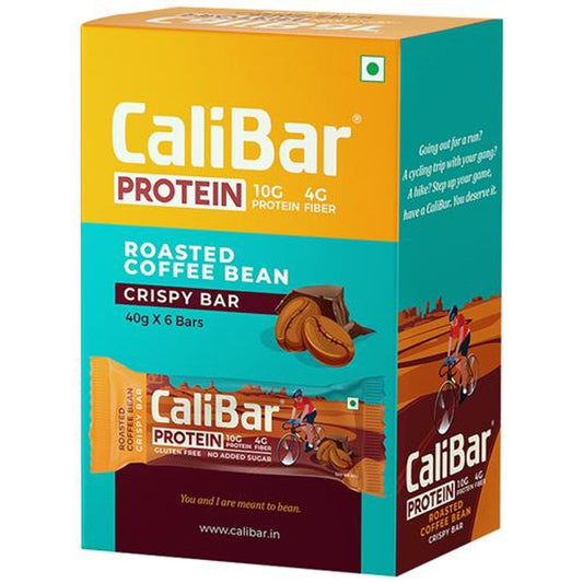 Protein Bar - Crispy Coffee, Low Sugar, GoFit