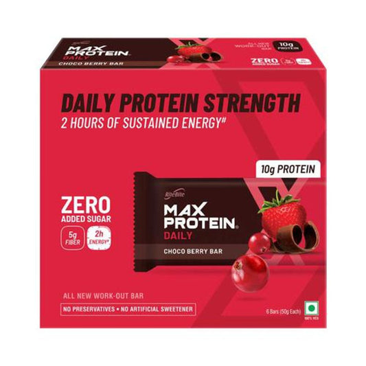 Bars Choco Berry, 10 g Protein Bar - Sugar Free Healthy Protein Snacks