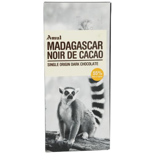 Madagascar Noir De Cacao Single Origin Dark Chocolate - 55% Rich in Cocoa