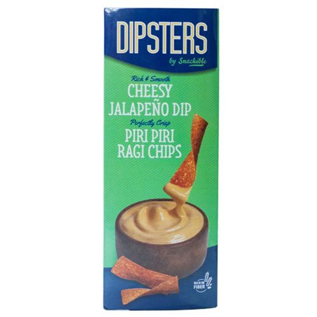 Ragi Chips - Cheesy Jalapeno Dip, Perfectly Crisp Piri Piri