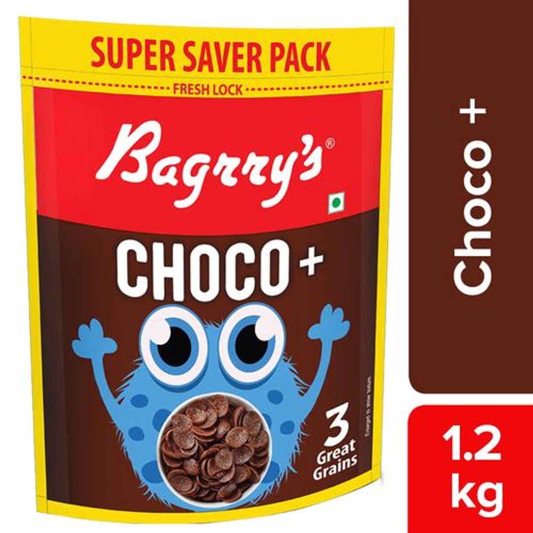 Bagrry`S Choco+ With 3 Great Grains - Oats  Whole Wheat And Ric 1.2 g