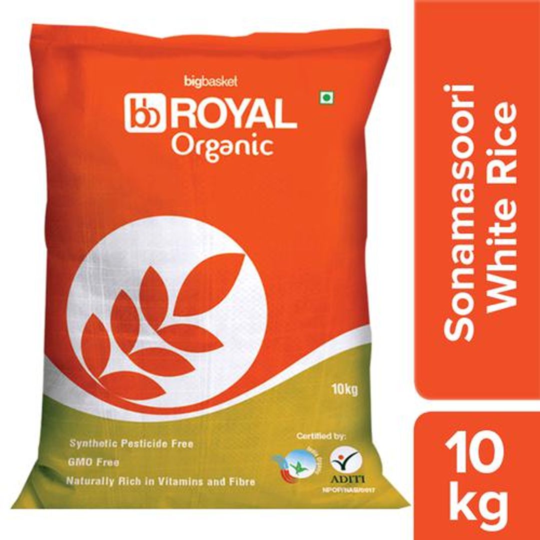 Organic Sona Masoori White Rice/Akki