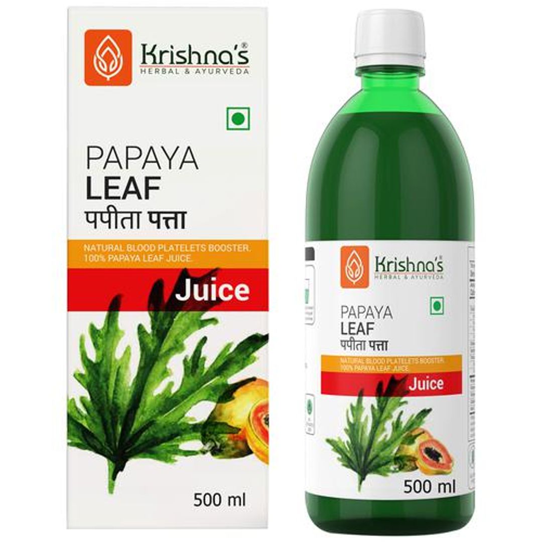 Papaya Leaf Juice - Raises Platelet Count & Immunity Level