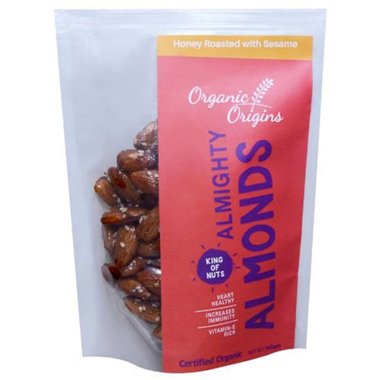 Almonds - Honey Roasted with Sesame