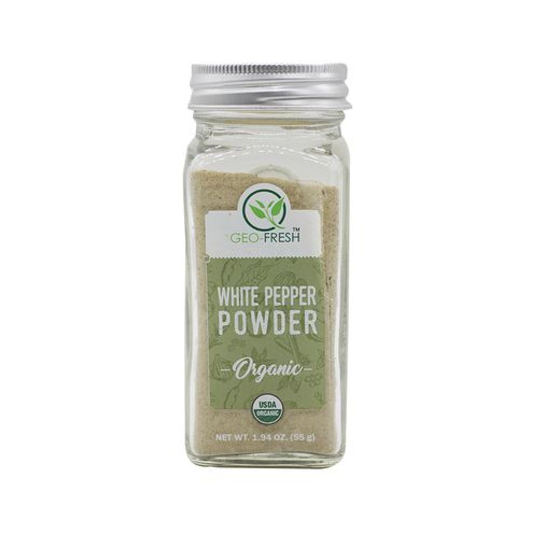 Powder - Organic, White Pepper, USDA Certified