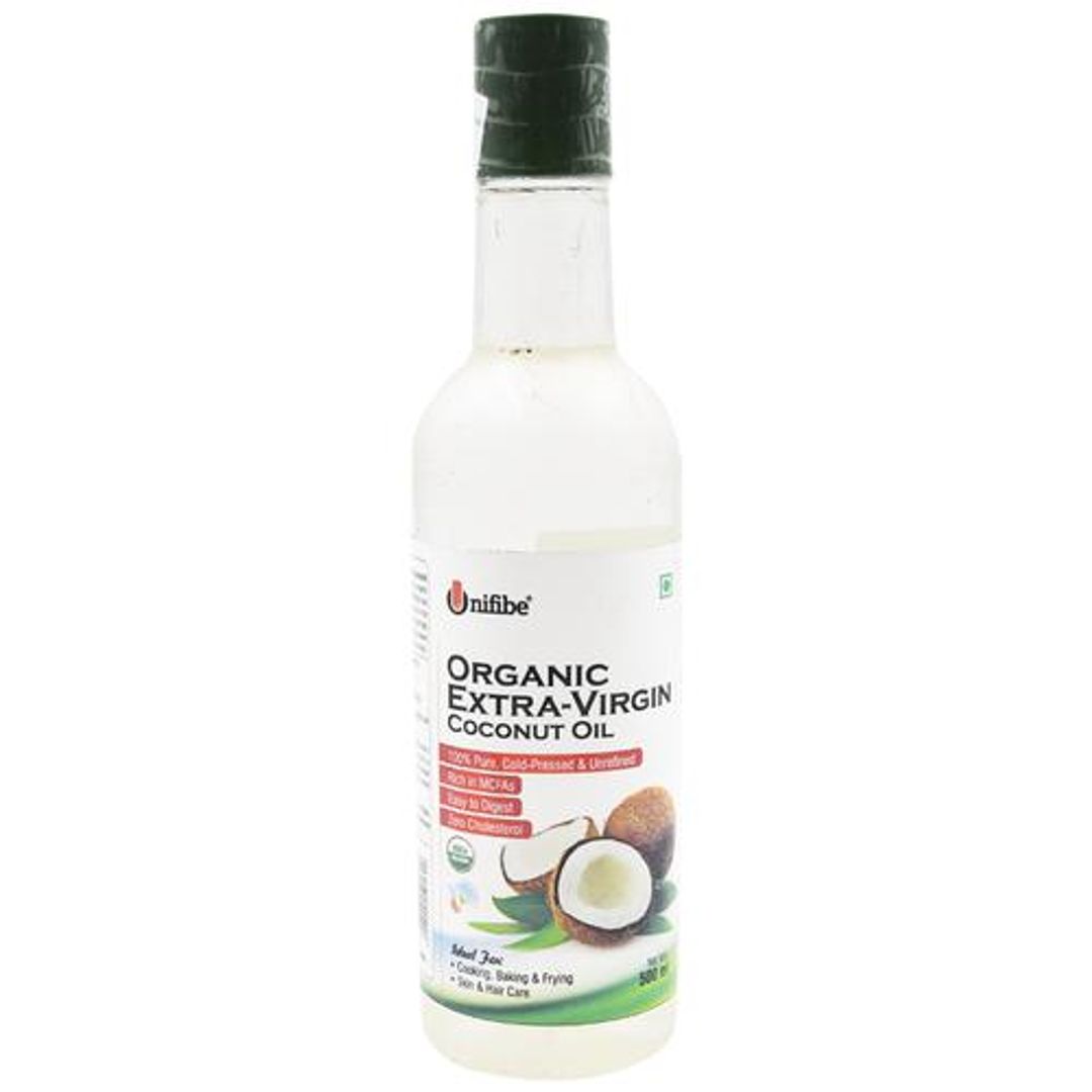 Organic Coconut Oil - Extra Virgin, For Cooking, Hair & Skin