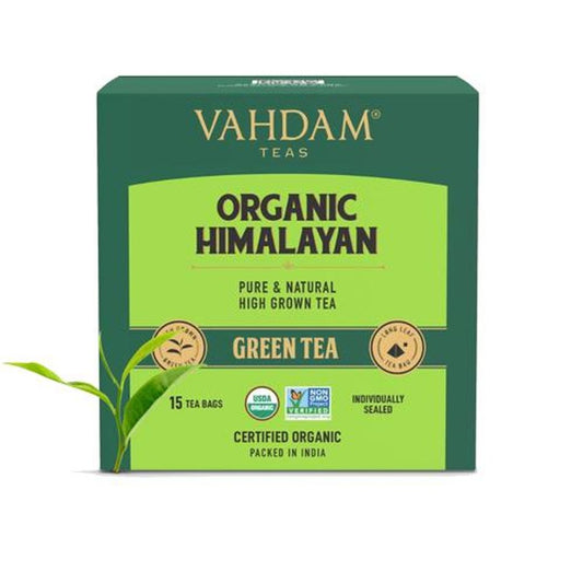 Organic Himalayan Long Leaf Green Tea Bags - Slim Tea