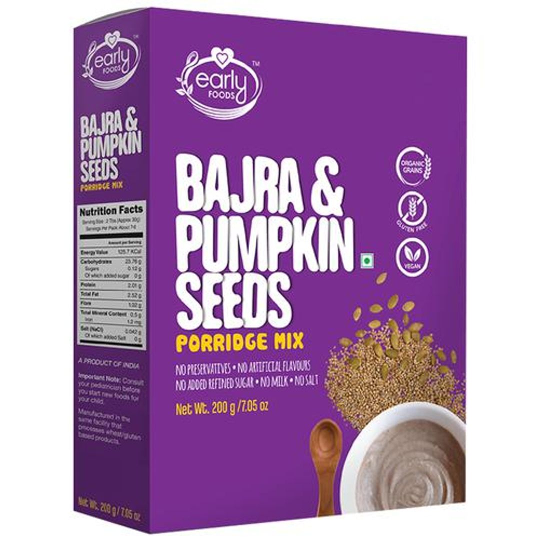 Bajra & Pumpkin Seeds Porridge Mix - Organic, Vegan, Gluten Free