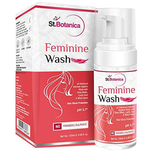 Feminine Intimate Hygiene Wash - With Rose Water, Tea Tree & Witch Hazel