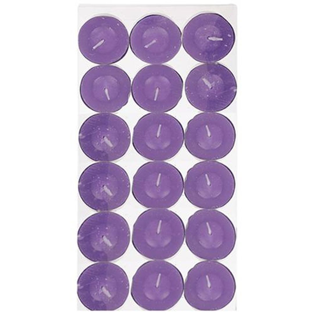 Decorative T Lights Wax 4 Hrs Burning Lavender Scented BB1261LVD