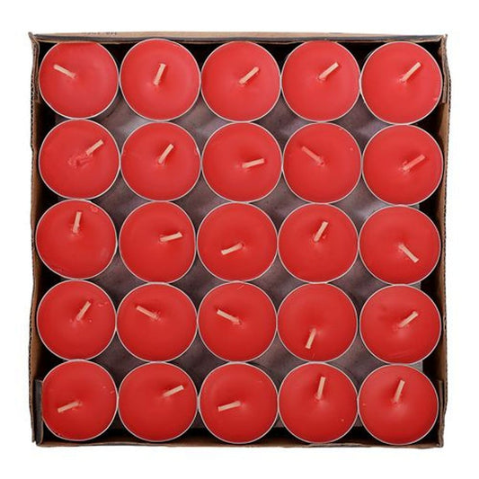 Decorative T Light Candle Wax 4 To 5 Hrs Burning, Red BB1254RED