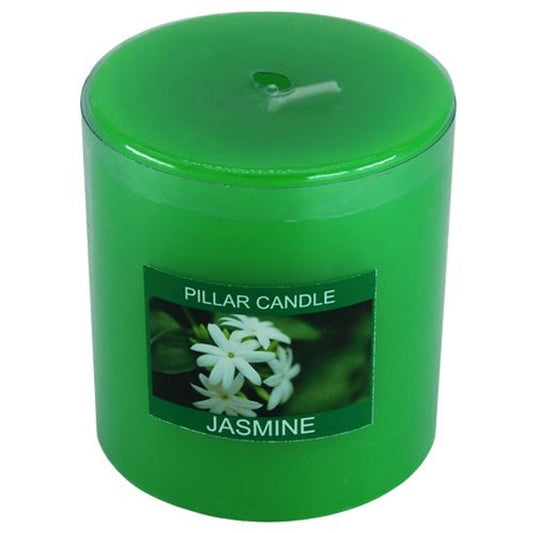 Scented Pillar Candle - Jasmine