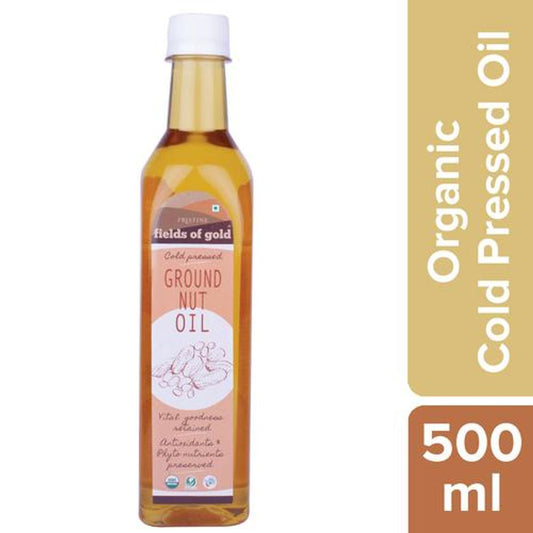 Fields Of Gold Organic Cold Pressed Groundnut Oil