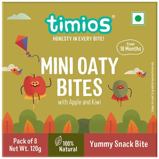 Mini Oaty Bites - With Apple & Kiwi, From 18 Months