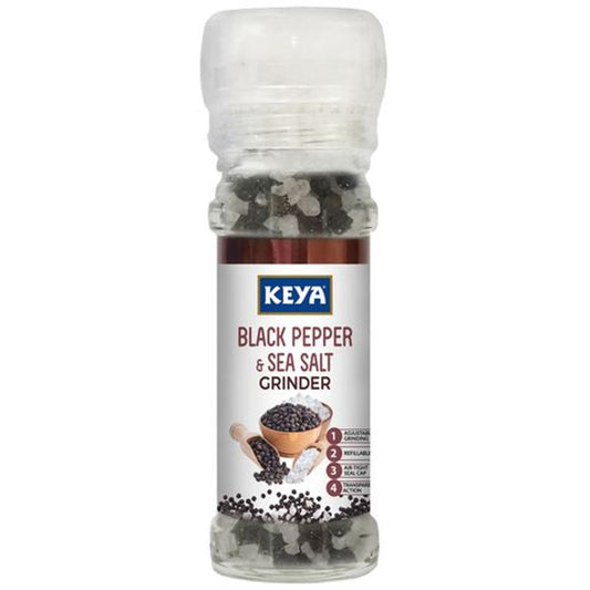 Black Pepper & Sea Salt Grinder