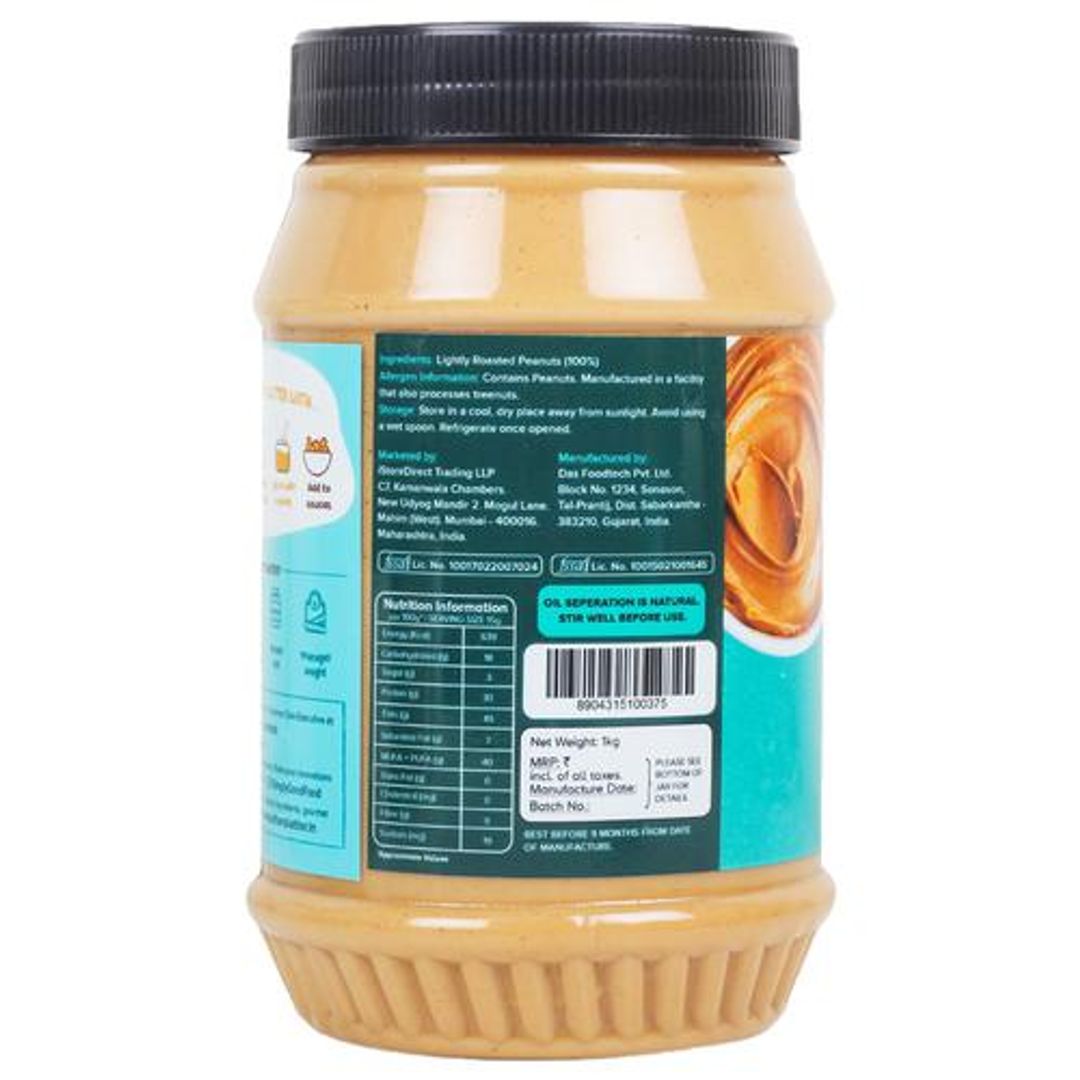 Creamy Unsweetened Peanut Butter