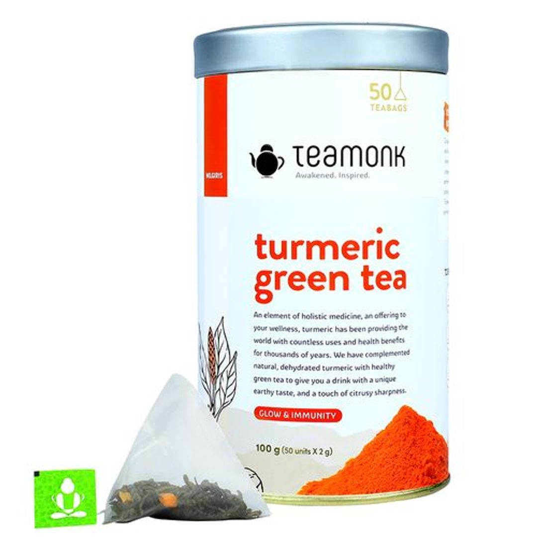 Turmeric Green Tea - Provides Glowing Skin & Boosts Immunity