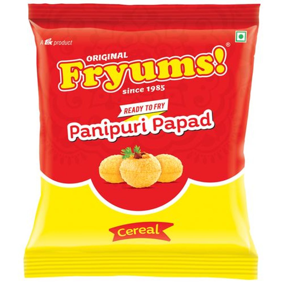 Original Ready To Fry Pani Puri Papad, Cereal