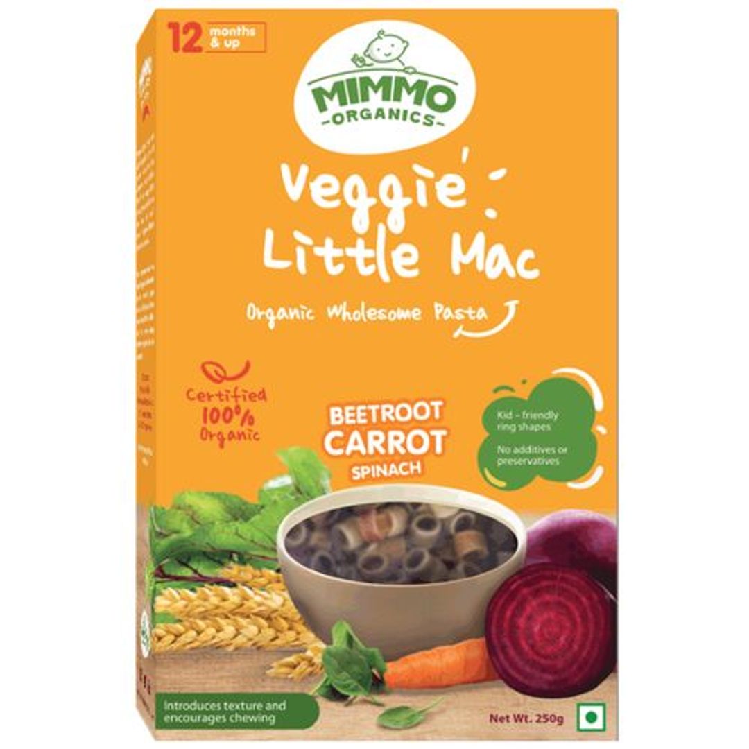 Baby Food - Veggie Little Mac Pasta, Beetroot Carrot Spinach, 12 Month+