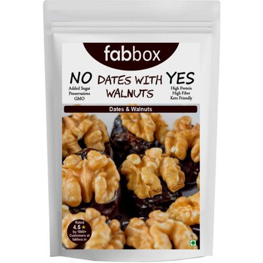 Dates With Walnuts - Rich In Protein & Fibre, Keto-Friendly, No Added Sugar