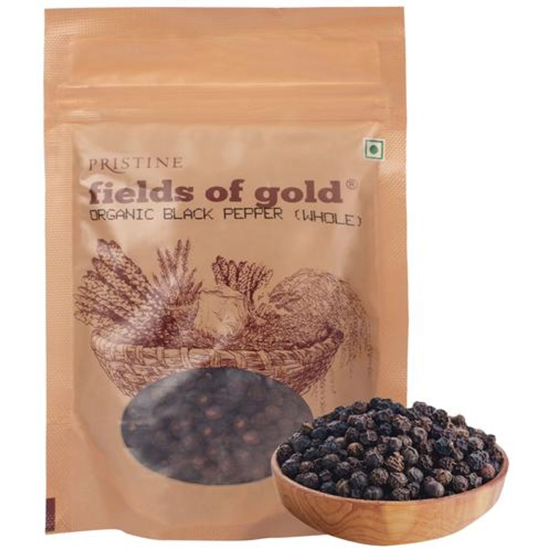 Fields Of Gold Organic Black Pepper/Kari Menasu - Whole