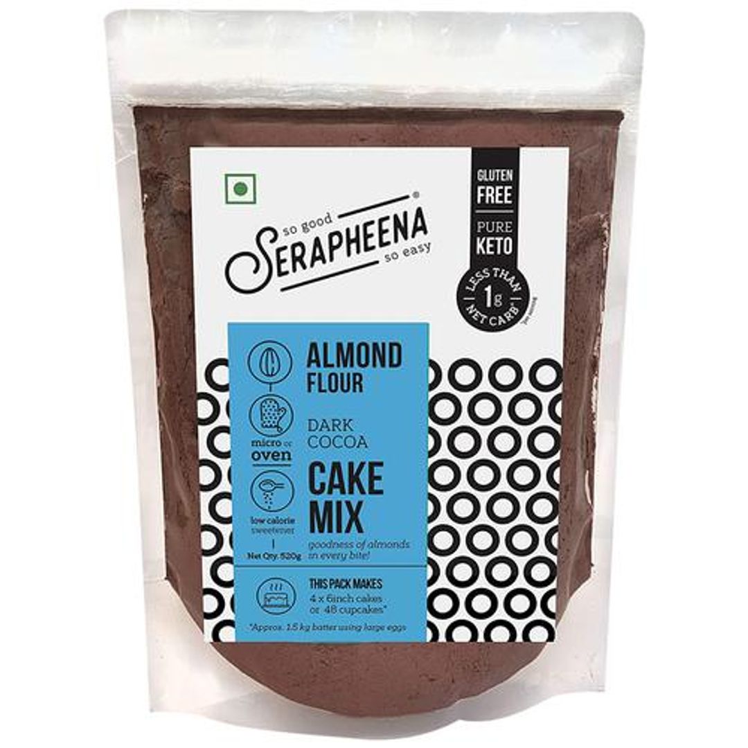 Keto Cake Mix - Dark Cocoa, With Almond Flour, Gluten Free