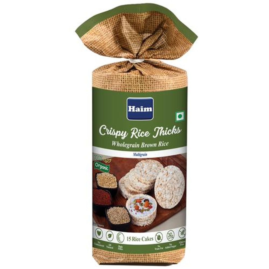 Crispy Rice Thicks - Wholegrain Brown Rice Cake With Multigrain