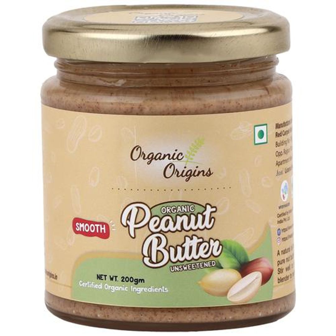 Smooth Unsweetened Peanut Butter