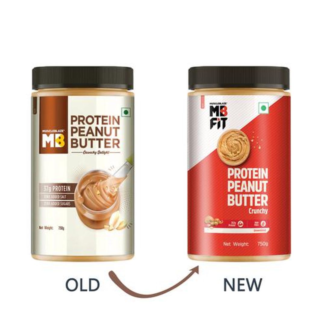 Fit Protein Peanut Butter - Crunchy, Unsweetened