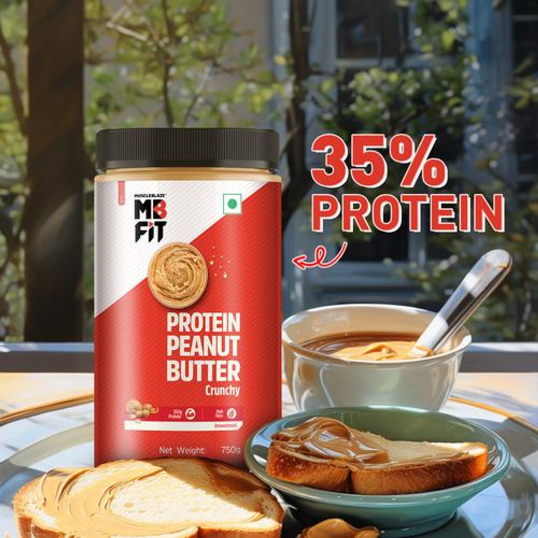 Fit Protein Peanut Butter - Crunchy, Unsweetened