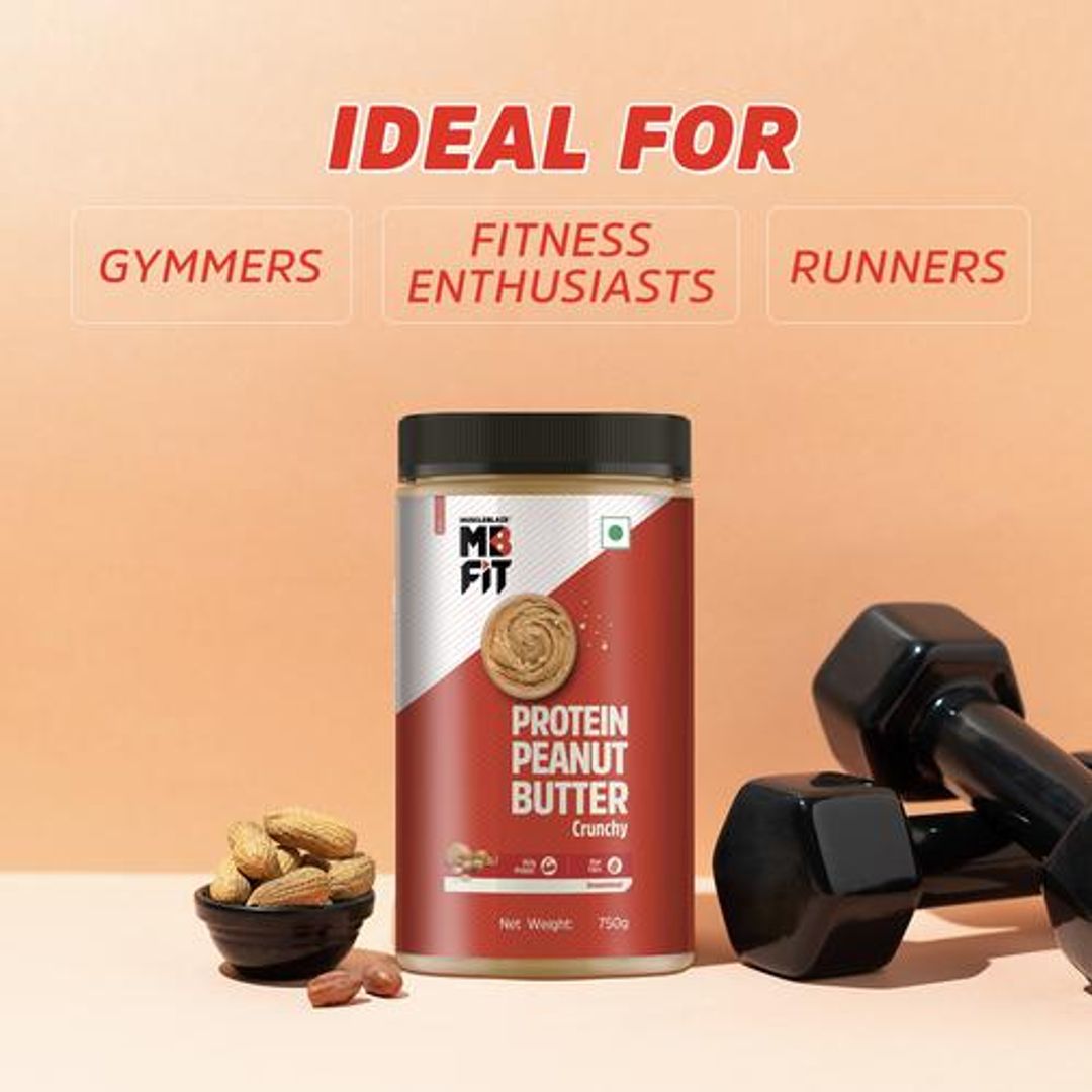 Fit Protein Peanut Butter - Crunchy, Unsweetened