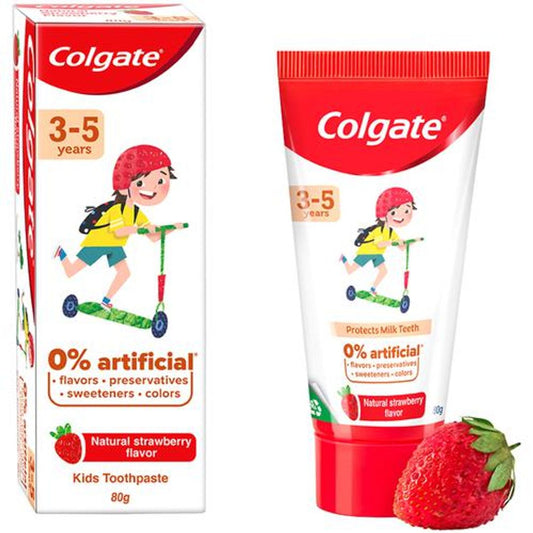 Kids Toothpaste - 3-5 years, Natural Strawberry Flavour, 0% Artificial