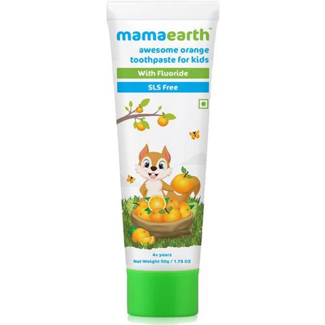 Orange Toothpaste For Kids