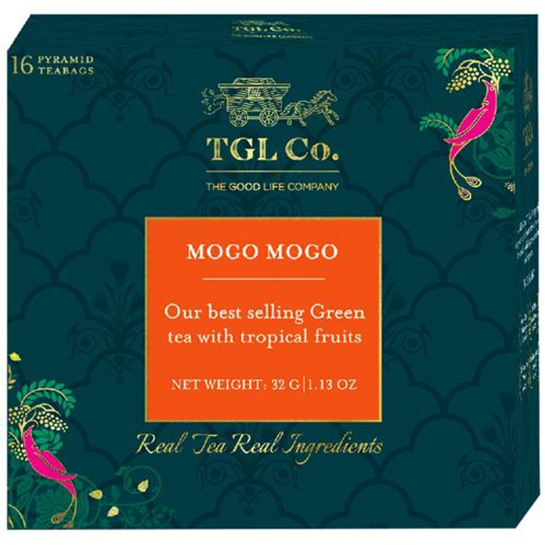 Mogo Mogo Green Tea Bags Make Brew Iced Tea or Hot Tea