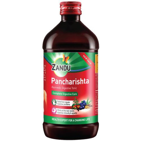 Pancharishta Ayurvedic Tonic - For Digestion, Acidity, Constipation & Gas Relief