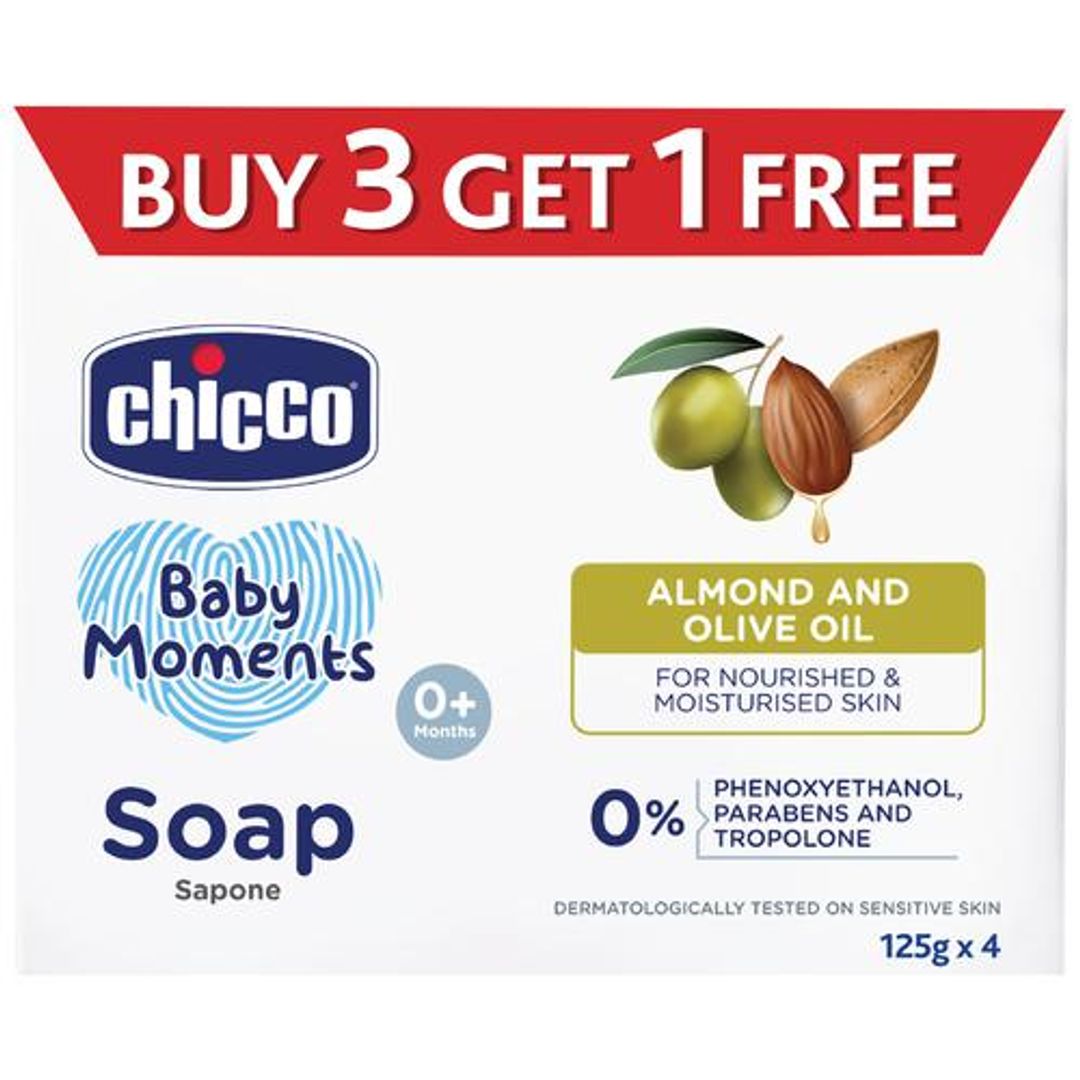 Baby Moments - Soap, Almond & Olive Oil, For Nourished & Moisturised Skin