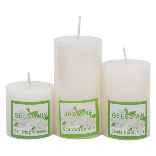 Scented Candles - White, BB1258