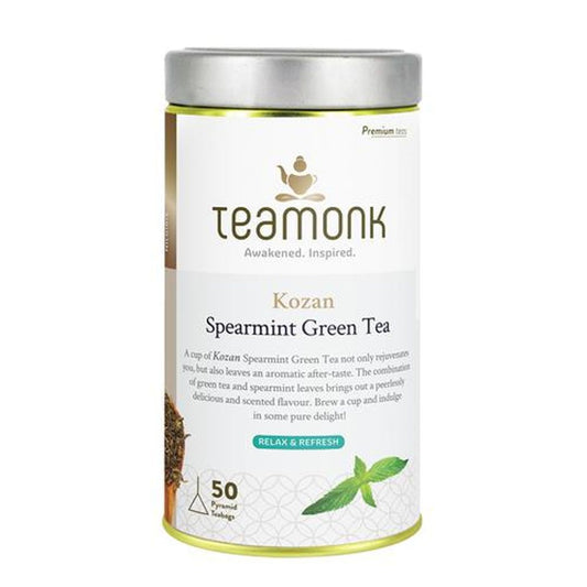 Nilgiris Green Tea - Kozan Spearmint, Helps To Feel Relaxed & Refreshed