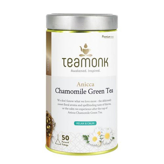 Nilgiris Green Tea - Anicca Chamomile, Helps To Feel Relaxed & Calm