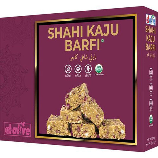 Shahi Kaju Barfi - Sugar-free, Organic