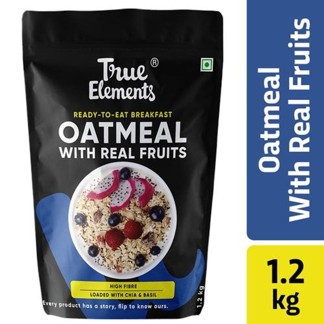 Whole Oatmeal With Chia & Real Fruits - High In Protein & Fibre