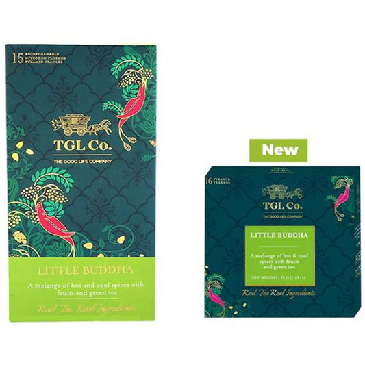 Little Buddha Fruit Green Tea Bags Make Brew Iced Tea or Hot Tea