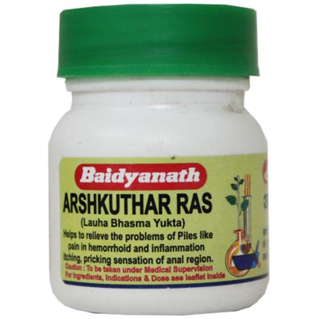 Arshakuthar Ras Tablets -For Piles Related Inflammation, Itching & Pain