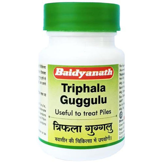 Triphala Guggulu Tablets - For Treating Piles