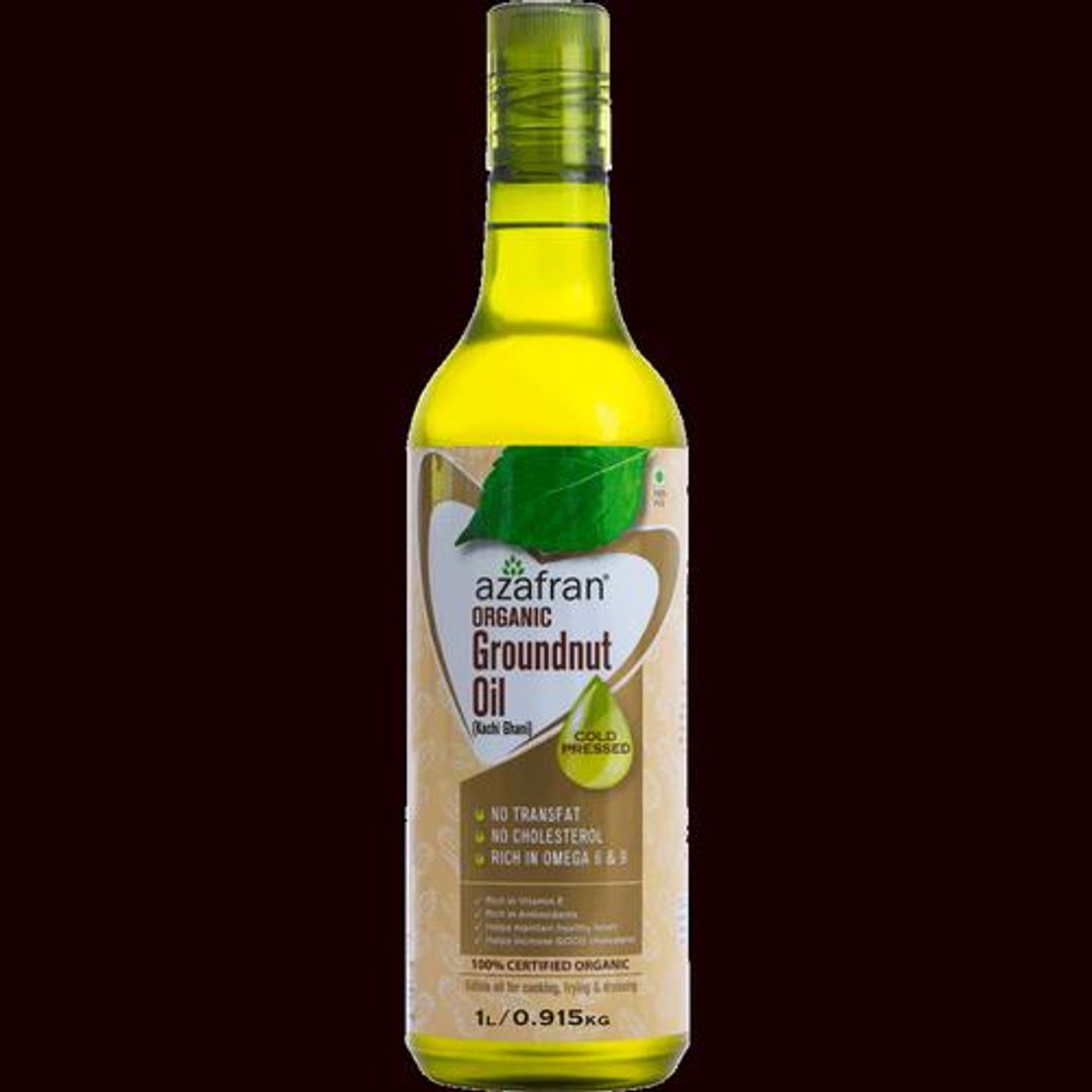 Organic Cold Pressed Groundnut Oil