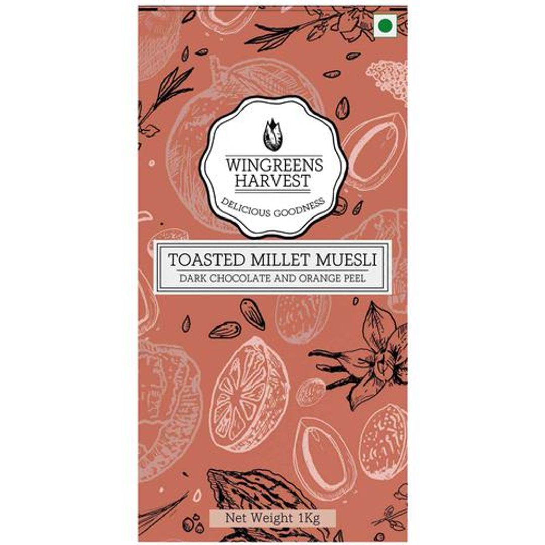 Toasted Millet Muesli Dark Chocolate & Orange Peel