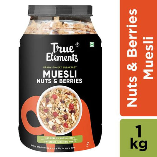 Crunchy Nuts & Berries Muesli - Almonds & Cranberries, Rich In Fibre