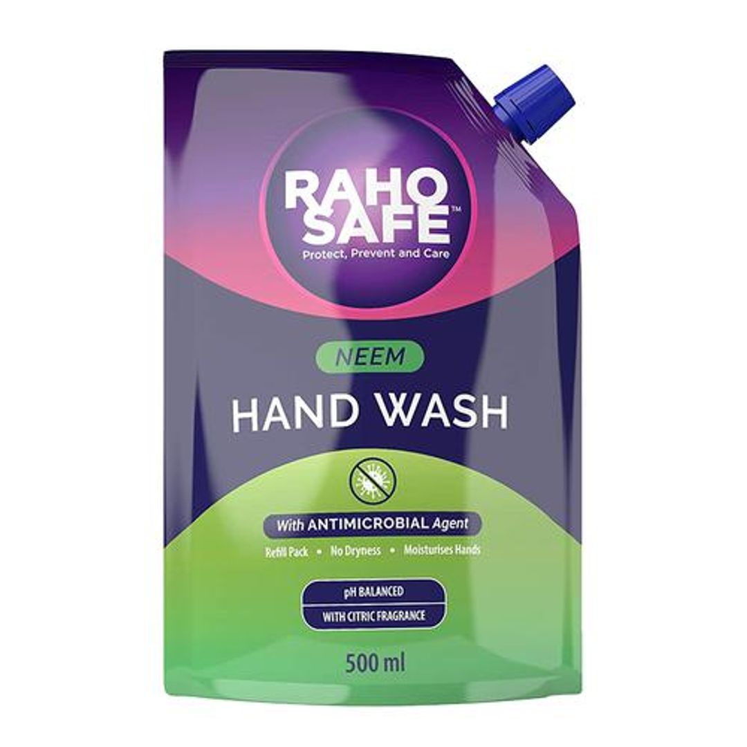 Hand Wash - Neem with Citric Fragrance, Alcohol Based, pH Balanced, Antimicrobial Agent